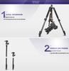 Era Q555 Lightweight Aluminum DSLR Tripod with Buckle Support