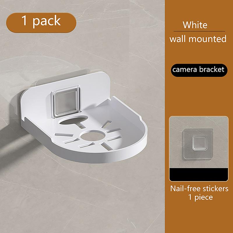 Punch-Free Security Surveillance Camera Stand New Traceless Wall-Mounted Bracket Home Self-Adhesive Drill-free Fixer