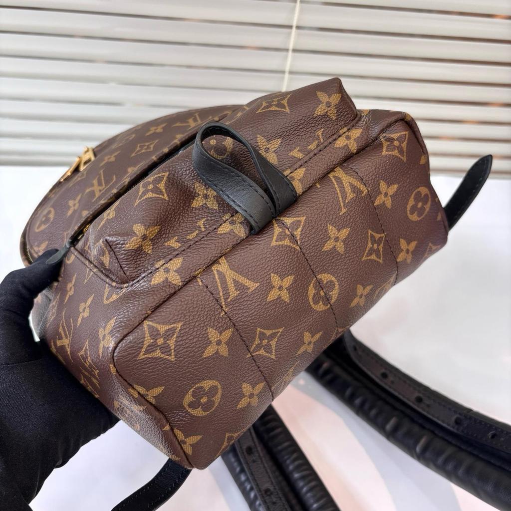 [Pre-Owned] Palm Springs Monogram Canvas Zipper Backpack - Good #1XB6MVN