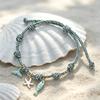 Boho Ozean Strand Geflochtenes Seil Armband Mit Seestern Fisch Walflosse Anhängern Verstellbares Armband Sommer Küstenurlaub Schmuck