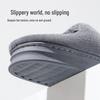 Men’s Waterproof Non-Slip Winter Slippers - Warm Fur Lined Cotton Shoes for Indoors