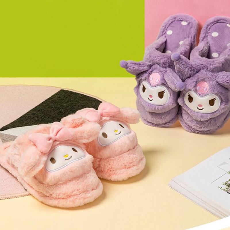 Sanrio Sanrio Characters 3D Fur Slippers Cinnamoroll 5590₽