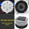 Solar LED Vehicle Strobe Light: Construction Safety Red/Blue Warning Flashers