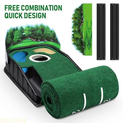 A1A2 Professioneller Golf Putting Trainer Realistische Simulation und Distanzmarkierungen zur Verbesserung der Genauigkeit in Innenräumen und im Freien