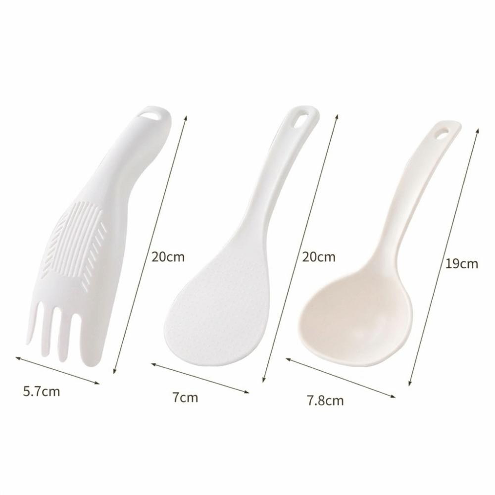Non Stick Rice Spoon Set Heat Resistant Food Grade Rice Cooker Cooking Scoop BPA-Free Kitchen Gadgets Kitchen Rice Spoon Ladle