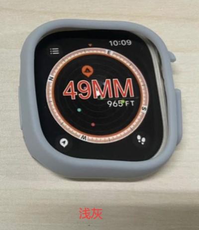 Cover for Apple Watch Ultra3 2 49mm Case All-Round Shockproof TPU Protective Silicone Bumper Scratch-Resistant iwatch ultra 3 49