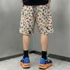 Men's Plus Size Streetwear Quick Dry Shorts, Elastic Waist Loose Breathable Summer Casual Shorts