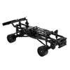RC Car Chassis Frame Kit Aluminium Alloy Frame with Wheel Hubs for   SCX24 C10 1/24 RC Car