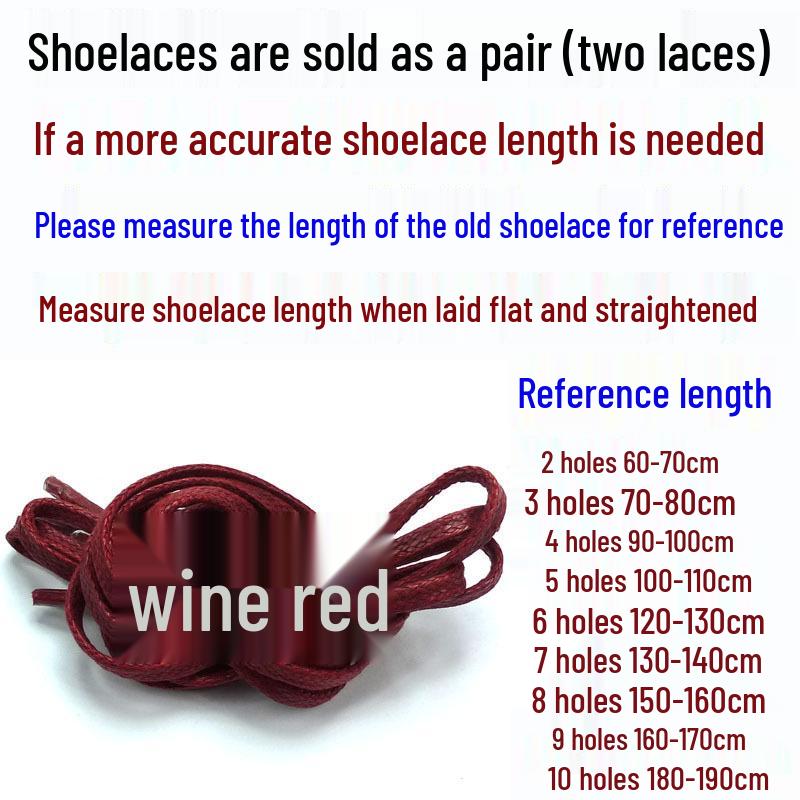 Black Flat Waxed Leather Shoelaces, 0.28cm Wide, Ideal for Boots & High-Tops