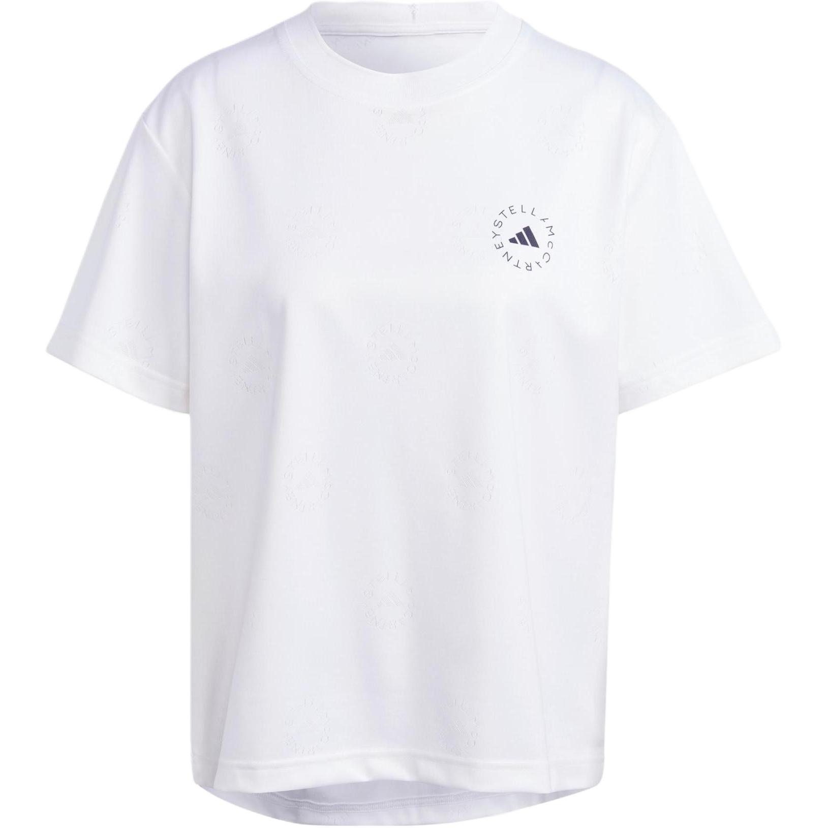 (WMNS) adidas by Stella McCartney TrueCasuals Regular Sportswear T-Shirts White Women s HS4244 L