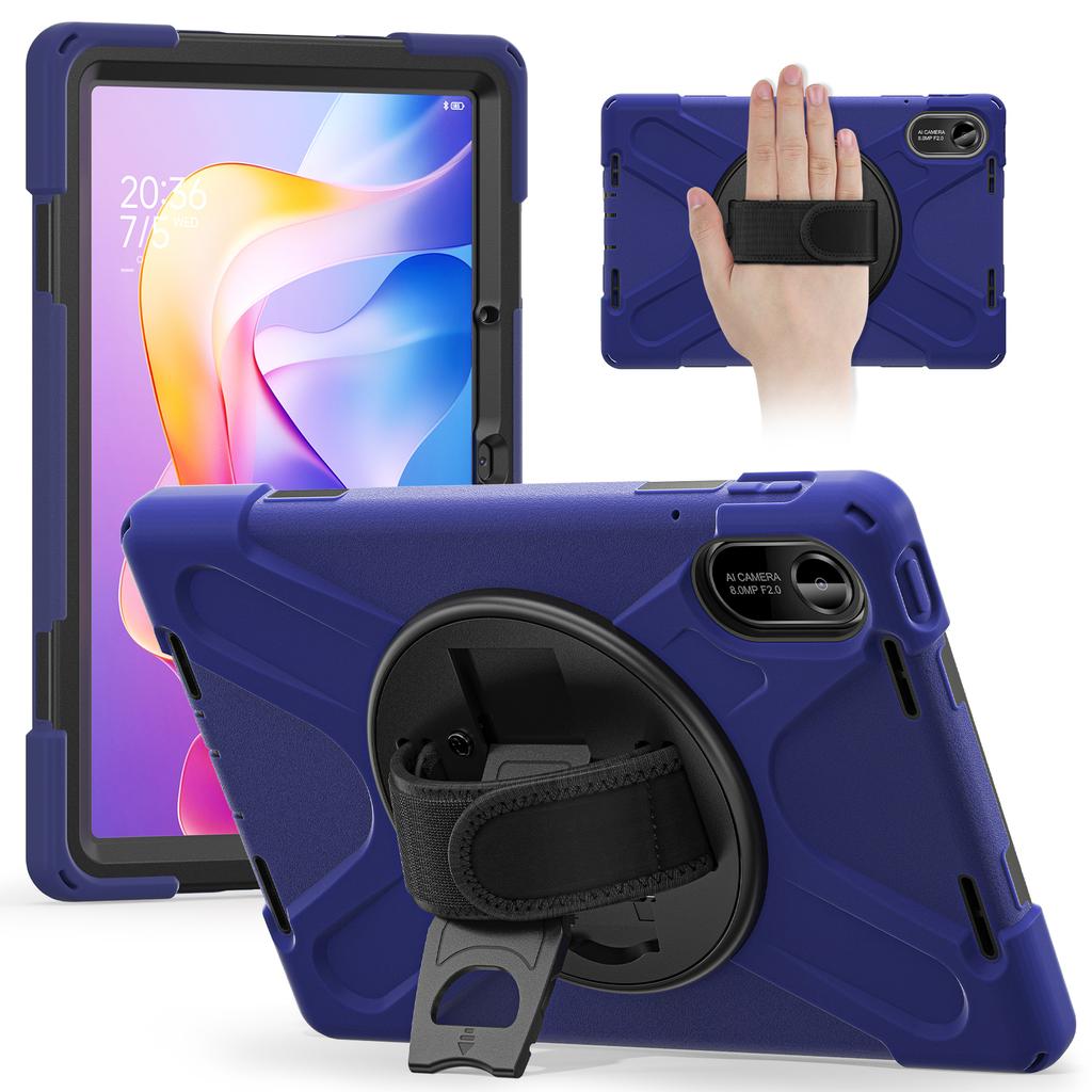 Kickstand Case for iPad 9.7-inch (2018)/(2017)/iPad Pro 9.7 Inch (2016)/iPad Air 2 PC + Silicone