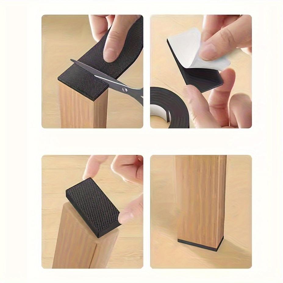 1 Roll Dual-Use Large Non-Slip Furniture Pads - Cut-to-Fit Mute Wear-Resistant, for Chair Legs Shoe Soles Home Essentials