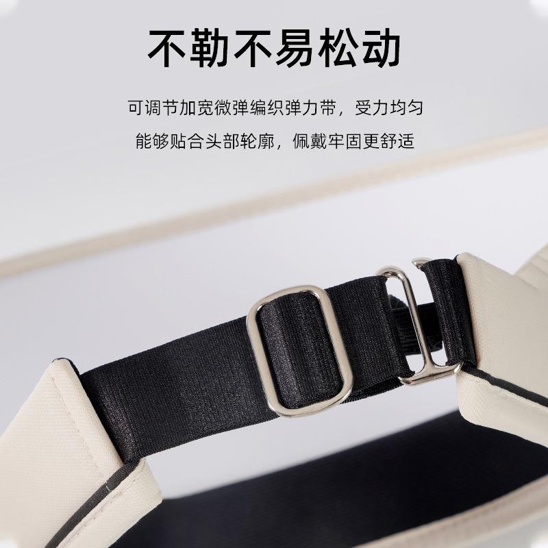 Summer Big Brim Cycling UV Protection Empty Top Sun Protection Hat Female Sun Hat Sun Hat Cover Face