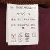 SHIKITARI Pintuck Mega Flare Slacks pants S Brown Women Used