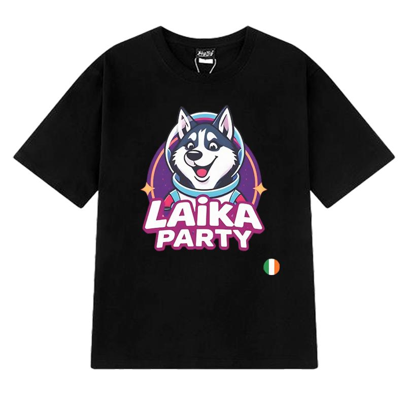 Ireland Eurovision 2025 Music Dog Graphic T Shirts Men Women Cute Kawaii Trend short sleeve T-shirt Unisex 100% Cotton clothing