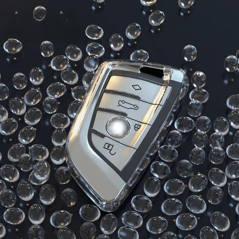 Car Key Case Cover Bag Accessories Holder Shell Keychain for Bmw F20 G20 G30 X1 X3 X4 X5 G05 X6 X7 G11 F15 F16 G01 G02 F48