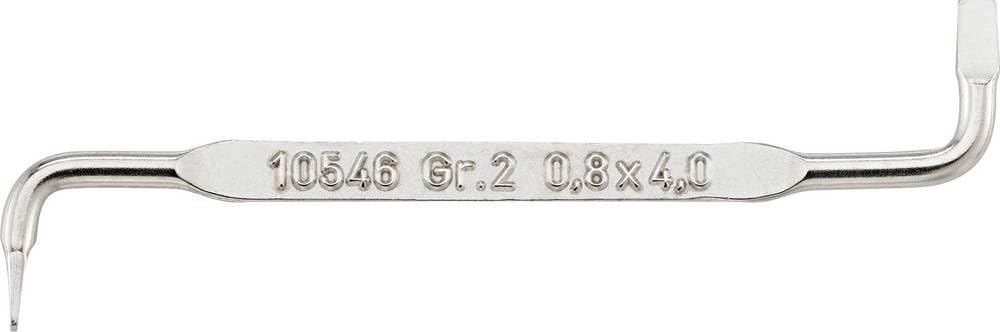 

STAHLWILLE крестовая отвертка со смещенной плоской головкой, толщина 1,0 мм, ширина 5,5 мм, 10546-3