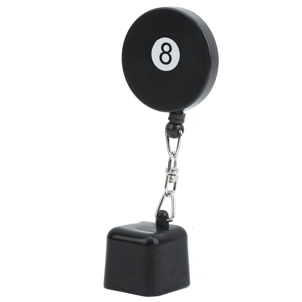 Billiards Snooker Pool Cue Chalk Holder with Belt Clip Retractable Pool Table Accessories