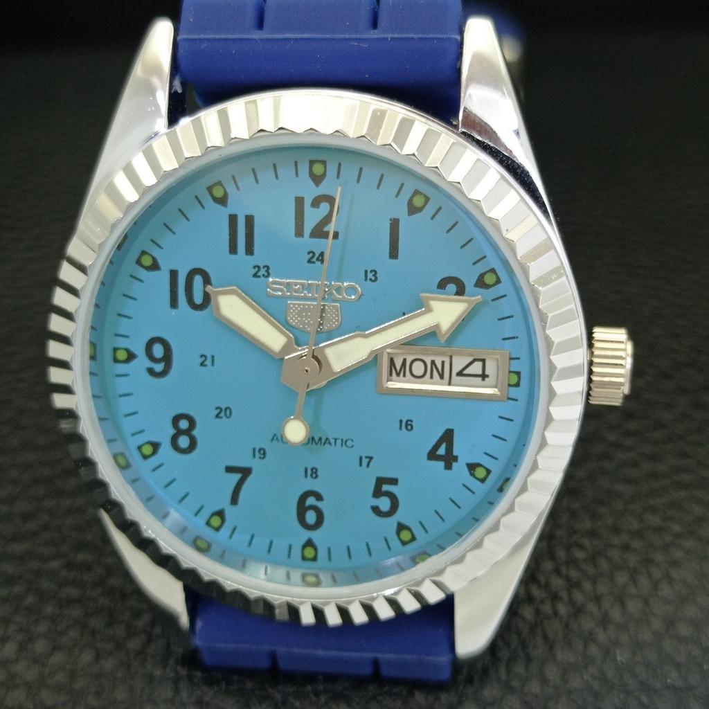 JAPAN VINTAGE REFURBISHED SEIKO 5 AUTOMATIC 6309A MENS WATCH a441631-1