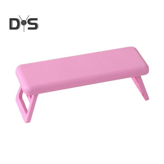 

Підлокотник для нігтів Складний пластиковий підлокітник для нігтів Підлокітник для манікюру Підставка для рук Подушка Аксесуари для нігтів Square рожевий