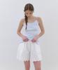 CLUNY Eyelet Lace Shorts - White