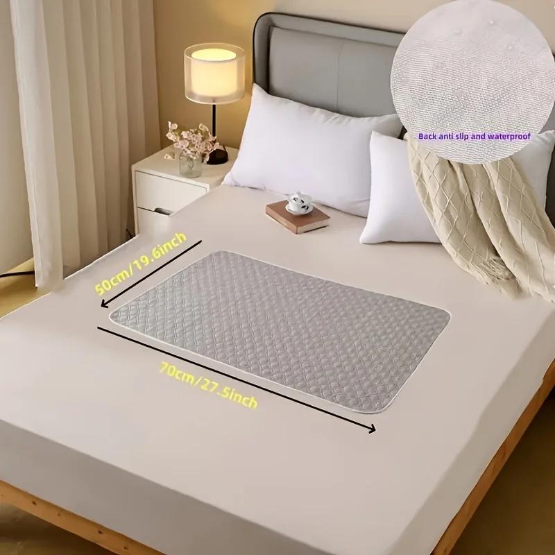 Leak-Proof Washable Incontinence Pad - Counter-slip Non-Woven Fabric Bed Mat for Seniors, Pets, Menstruation & Home Use