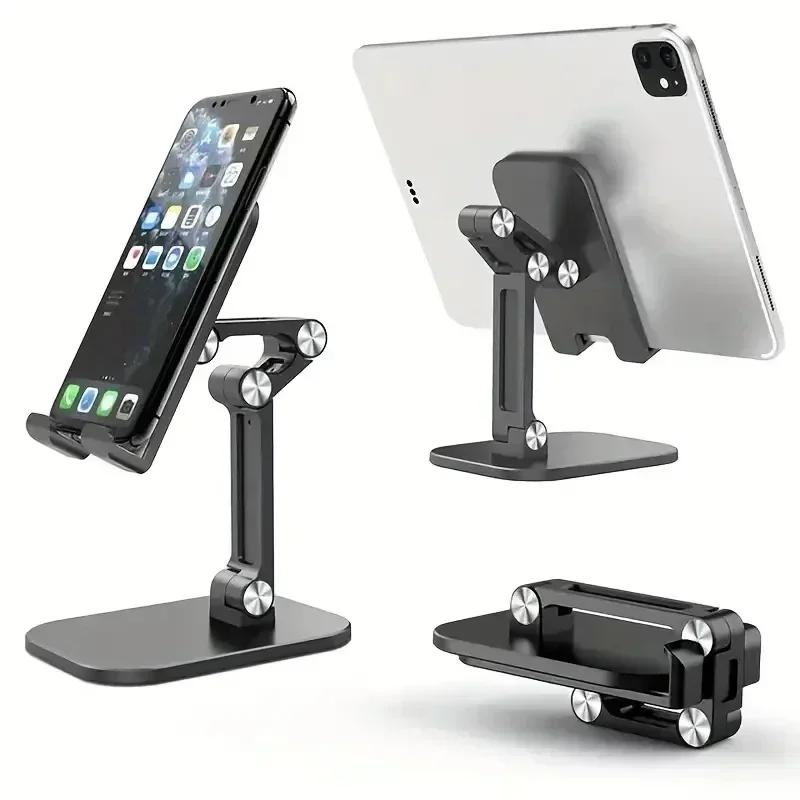 Faltbarer Desktop-Handy-Ständer für iPad iPhone 15 14 Smartphone-Halterung Tablet Schreibtisch Handy Tragbare Halterung