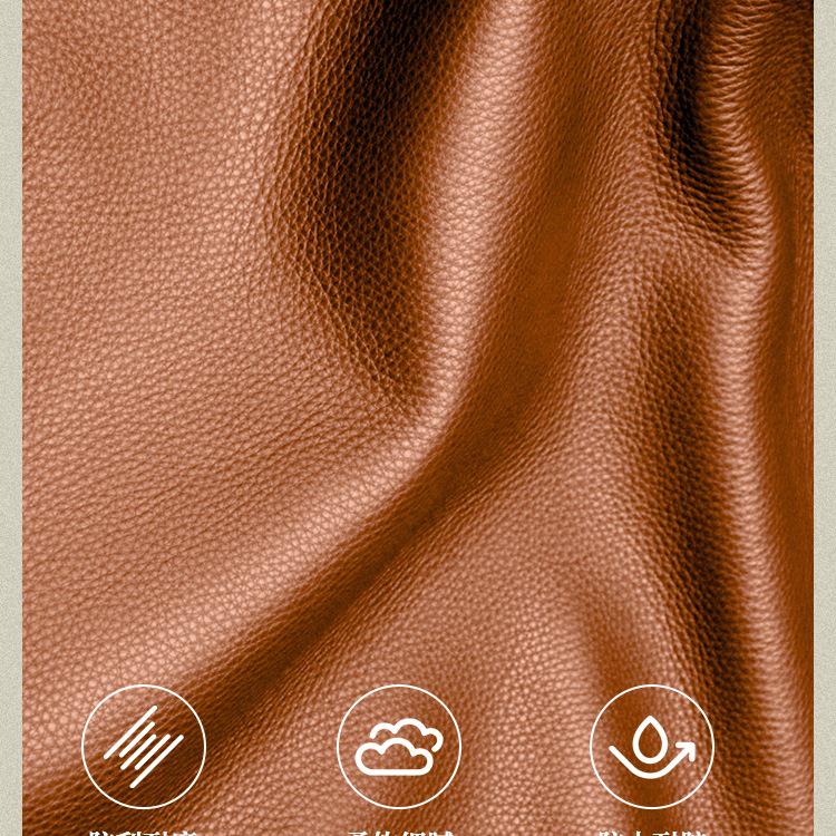 Deer & Sheep Grain Leather M5 Ring Binder: Portable, Removable, Minimalist Ins Style Notebook.