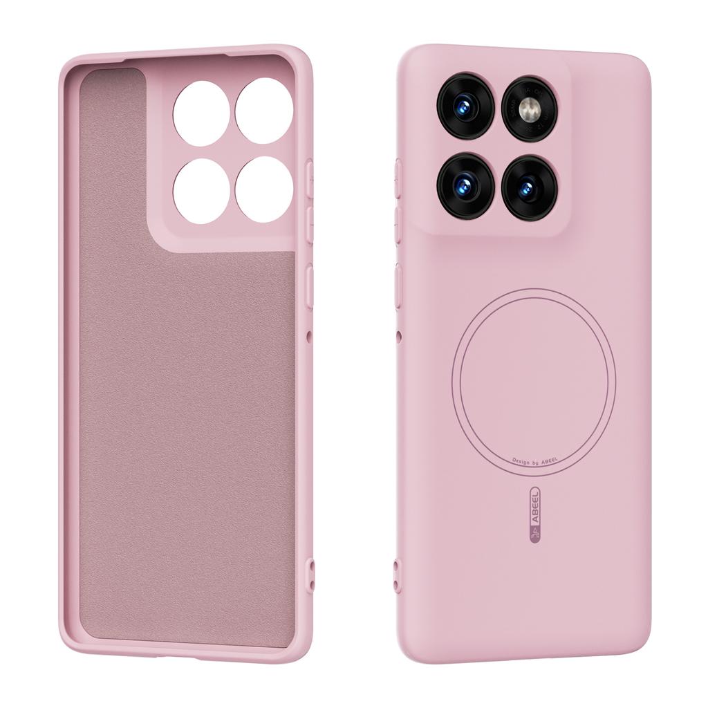 ABEEL For Motorola Edge 60 5G/60s 5G Magnetic Case Skin Touch Liquid Silicone Phone Back Cover