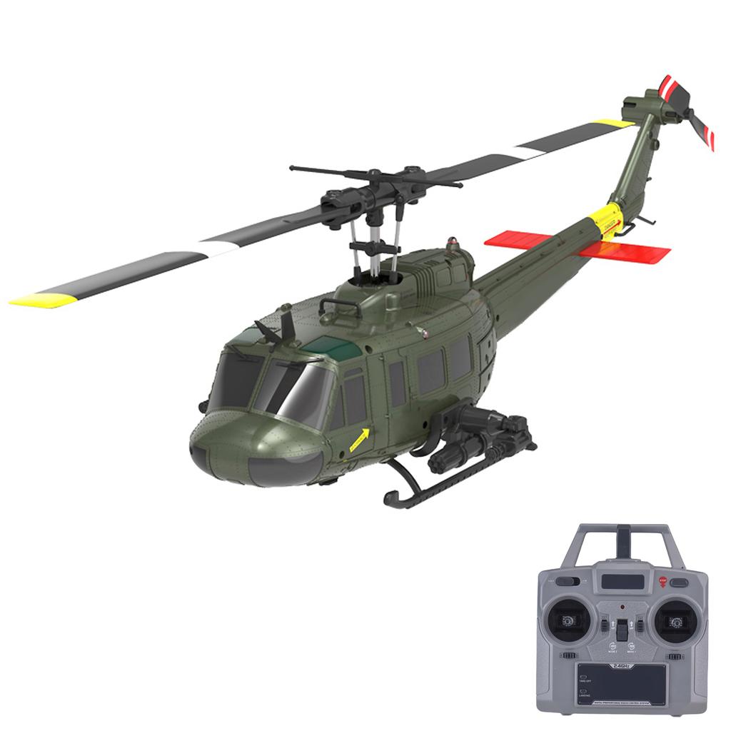 2.4G 6CH RC Helicopter, Army Airplane Toys, Single Propeller Aileronless Remote Control Helicopter, Brushless Motor, 6