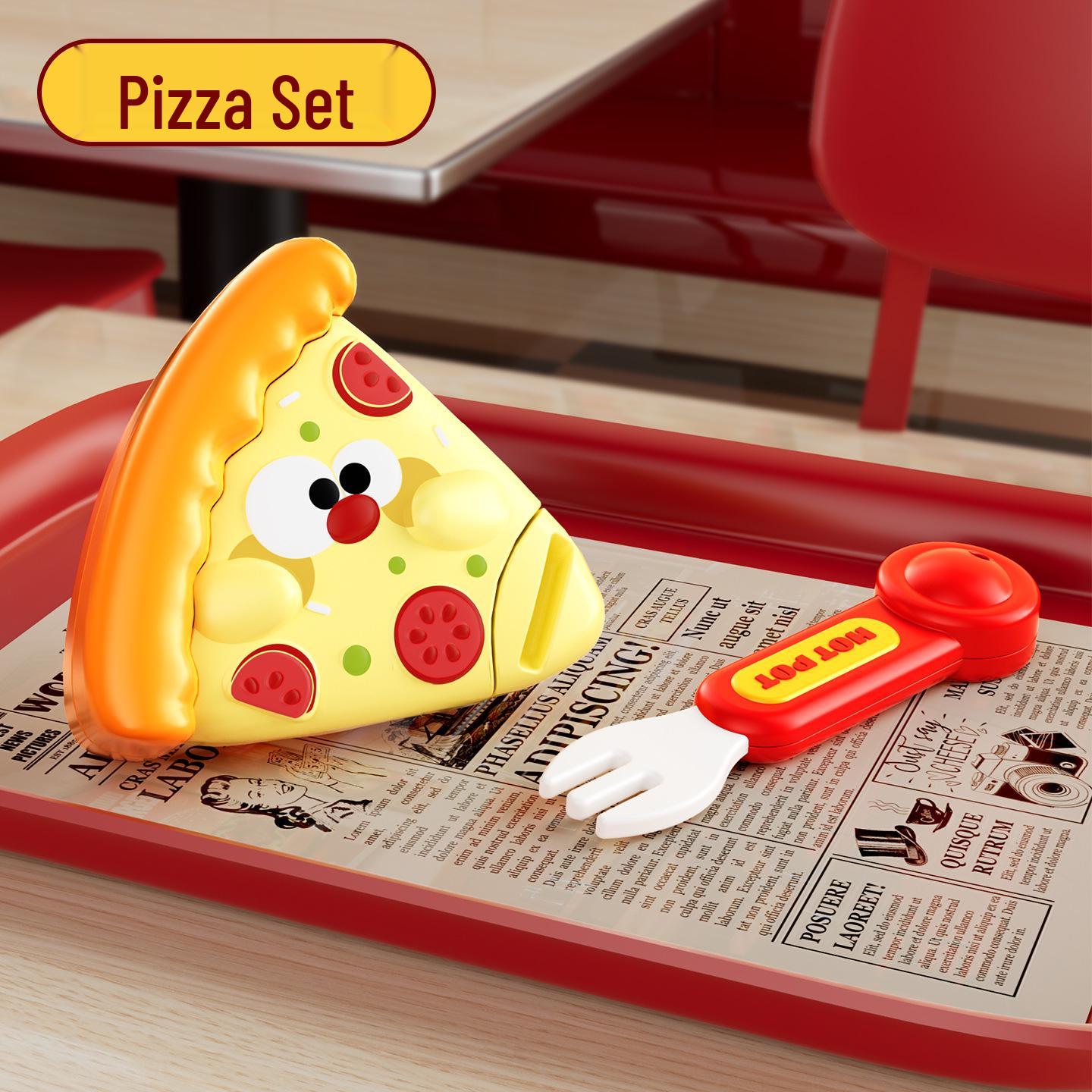 Children s Pretend Play Fast Food Set: French Fries, Hamburger, Coke - Educational Decompression Toy