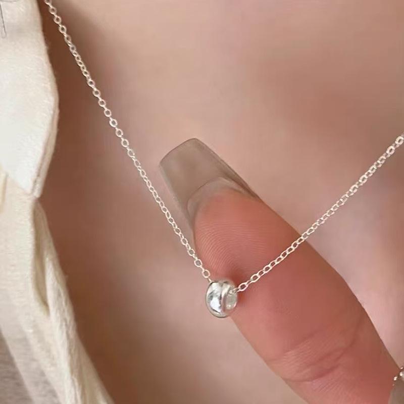 S925 Sterling Silver Star and Pearl Necklace for Women - Elegant, Colorfast Clavicle Chain