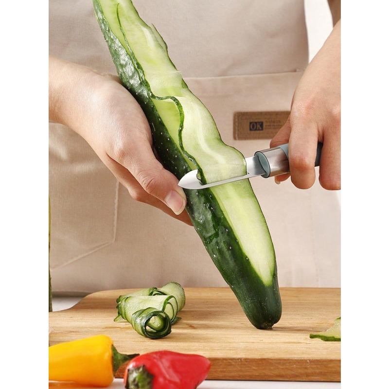 Stainless Steel Fruit and Vegetable Peeler, Potato Peeler, Potato Peeler, Multifunctional Melon Slicer