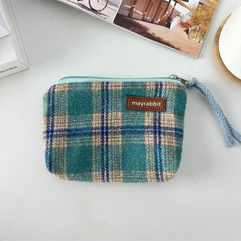 Artistic Retro Patterned Zero Wallet for Carrying Small Items  Mini Lipstick Storage Bag  Multi-functional Large-capacity Canvas Small Bag