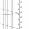 Vidaxl Gabionowa Osłona Do Koszy Na Śmieci, Stal, 325X100X110 Cm