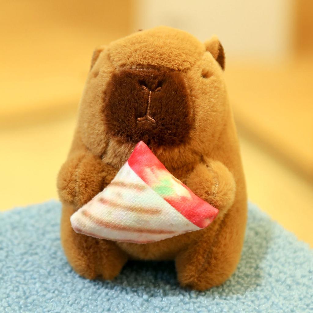 Doll Food Street Capybara Kapibara Doll Pendant Keychain Doll Plush Toy Gift