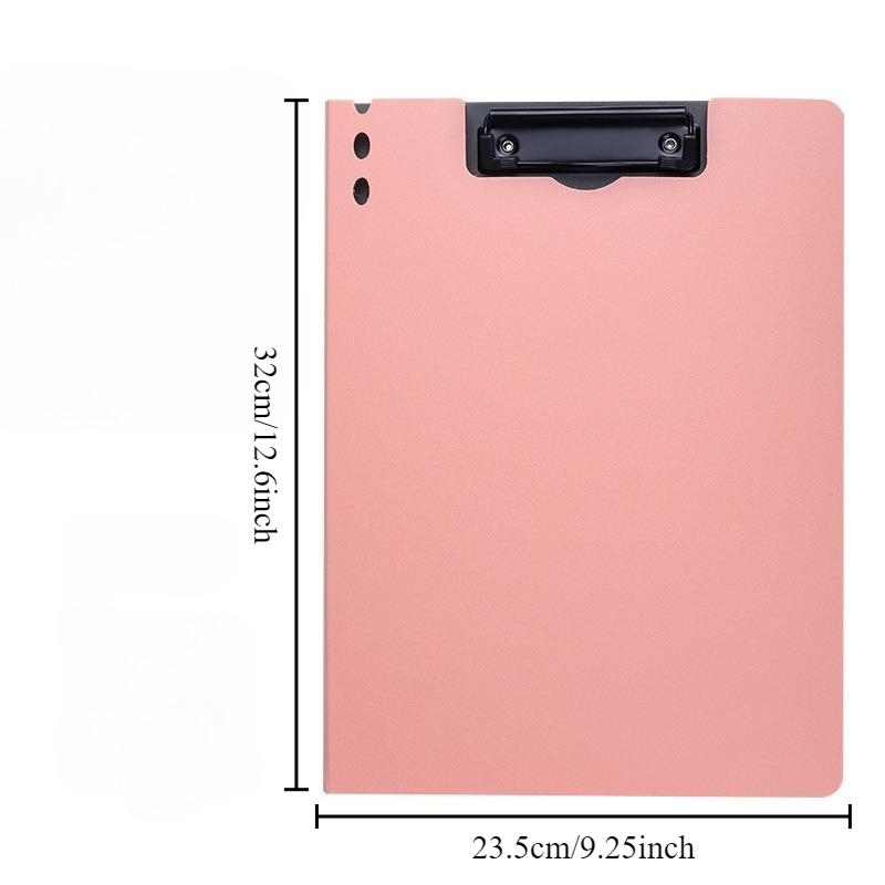 

1шт Папки для файлов формата А4, Органайзер для документов, Буфер обмена с крышкой, Папка для бумаги для бизнеса и школы, Канцелярские и офисные товары