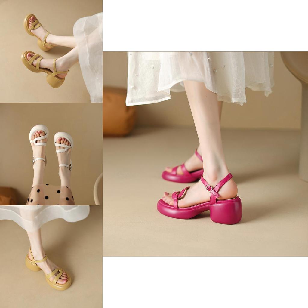 Riemensandalen mit dicker Sohle für sommerlichen Freizeitkomfort Damenschuhe