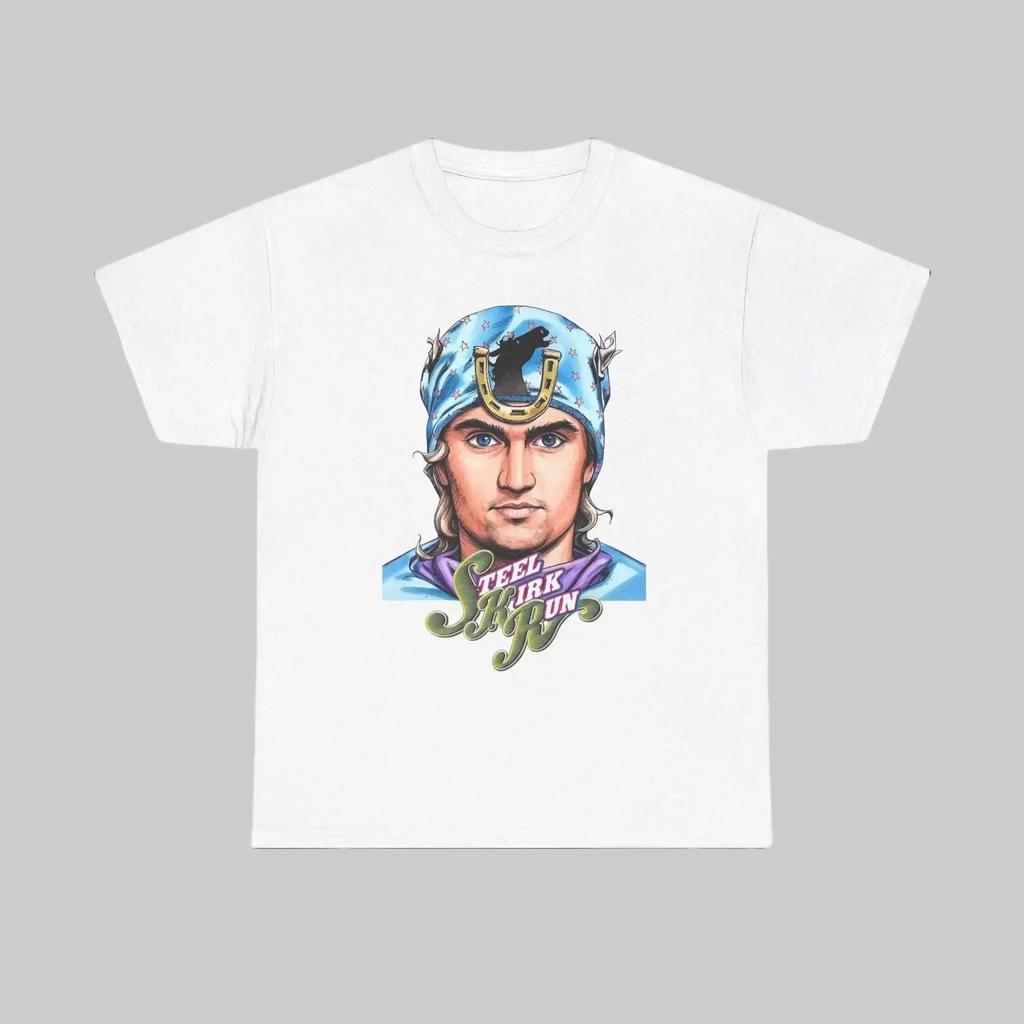 2026 Новая футболка для всей семьи Jojo Steel Ball Run, унисекс, оверсайз, уличная одежда, аниме, Джонни Джостар, графическая футболка с коротким рукавом
