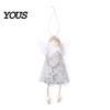 Reusable Christmas Ornament Tree Plush Angel Doll Ornament, Cute Small Soft Fabric Hanging Pendant for Thanksgiving Day Gifts, Holiday Party