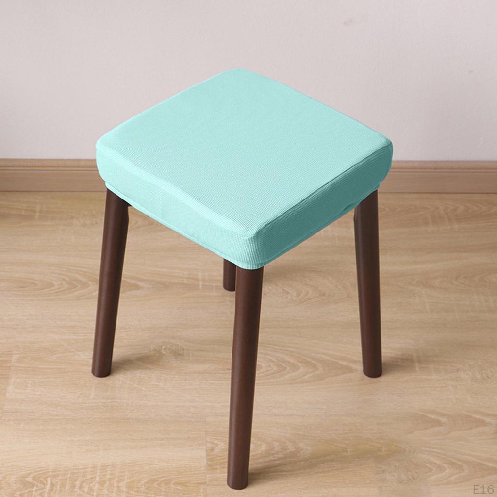 Color Stretch Polyester Toilet Stool Cover Wrinkle Washable Dustproof Bar