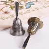 European Hand Ring Bell Personalized Bar Dish Bell Call Dinner Bell Retro Metal Pastoral Wind Chime Meeting Reminder Bell