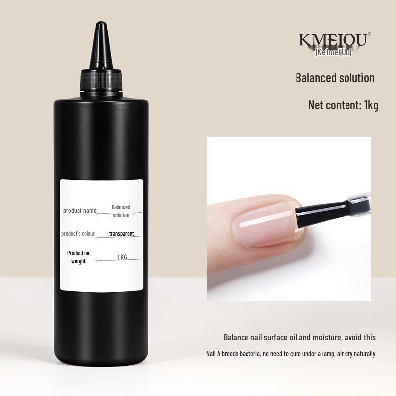 

Large Capacity Nail Art Gel: 1kg Base & Top Coat for Salon Use