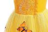 Dressy Daisy Girls' Princess Dress-Up Costume, Halloween and Christmas, Butterfly Decor, Children's Dress, Age 2, Yellow