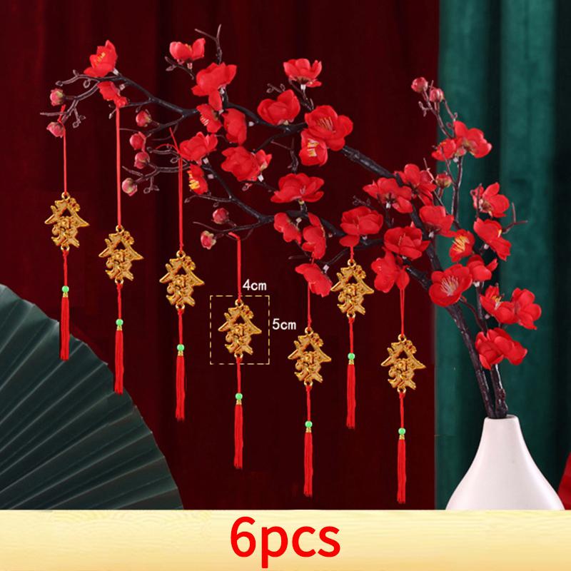 2025 Spring Festival Lantern Pendant Chinese New Year Ornaments Party Hanging Decor Bonsai Pendants Lunar New Year Decoration