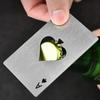 Poker Bottle Opener Portable Stainless  Steel Bottle Opener Ace of Spades Credit Card Bottle Opener Cocina Accesorio Cheap