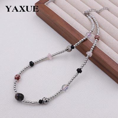 Bohemian Ethnic Style Beaded Necklace - Versatile Clavicle Accessory for Women