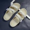 Men Slippers Trend Male Summer New Outdoor Beach Casual Soft Sole Sandals Fashion Women Indoor Home Couple Non-slip Slides2024
