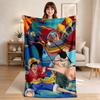 One PieceSoft Throw Blanket Flannel Blanket Warm Sofa Bed Camping Home Decor Unique Christmas Gift C386
