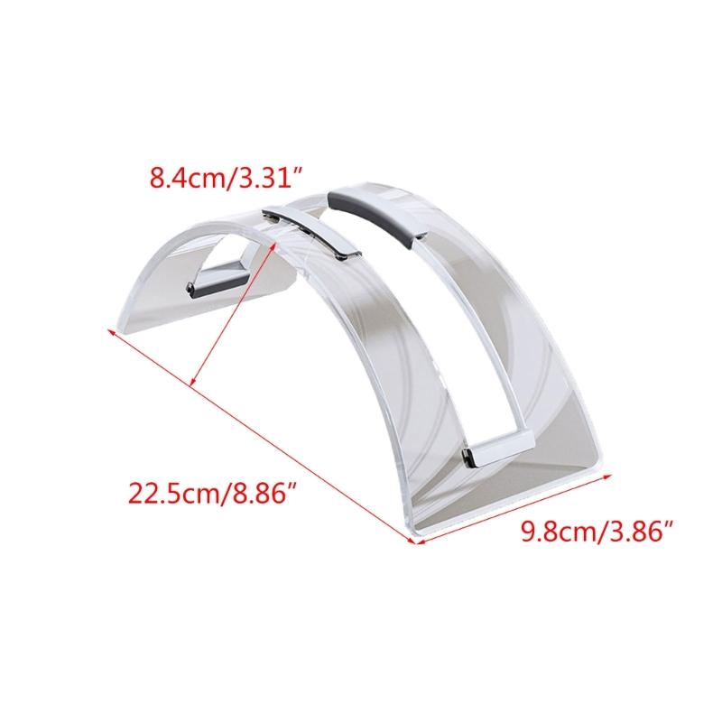 Modern Acrylic Support for Notebooks Acrylic Vertical Stand Simple Organizers for Books Stationery Notebook and More